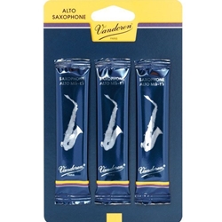 Vandoren SR213-3 Alto Sax Traditional Reeds Strength #3; 3 Card