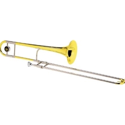 King 2B Legend Professional Valve Trombone, Yellow Brass Bell, Lacquer Finish, Carbon Fiber Case, Bach Small Shank 12C Mouthpiece