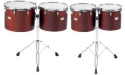 Yamaha CTS-3456 Intermediate Single Head concert toms; set of 4 (13", 14", 15", 16"); Darkwood Stain Finish; with two WS-865A stands