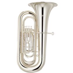 Yamaha YBB-321SWC Intermediate Tuba, silver-plated
