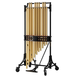 Yamaha YCH7118C 1.5-Octave; professional chimes; C52-F69; 11⁄2" brass lacquered tubes; with cover and (2) YCHM-38P mallets