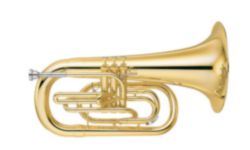 Yamaha YEP-202MS Marching only euphonium, Silver-plated