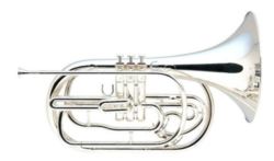 Yamaha YHR-302MS Marching French Horn, silver-plated