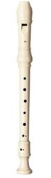 Yamaha YRA-28B Alto Recorder; key of F; Baroque fingering; double holes: F-F#; G-G#; three-piece construction