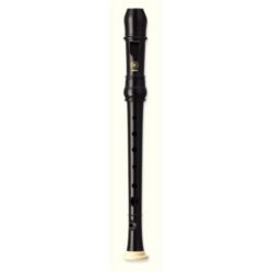 Yamaha YRN-302B Sopranino Recorder; key of F; Baroque fingering; double holes: F-F#; G-G#; two-piece construction