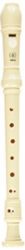 Yamaha YRS-24BY Soprano Recorder; key of C; Baroque fingering; double holes: C-C#; D-D#; three-piece construction