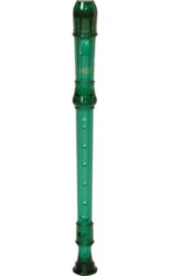 CR101G-1 Canto 1-piece Soprano Recorder (green)