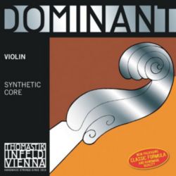 Dominant  129MS Violin E Plain Steel Loopend