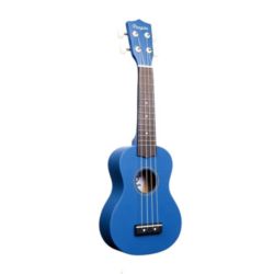 Amahi PGUKDB Penguin Tropical Series Soprano Ukulele, Nautical Blue Color includes basic vinyl bag