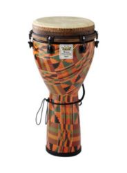 Remo DJ-0010-PM Djembe, MONDO™, Key-Tuned, 10" x 24", SKYNDEEP® FIBERSKYN®, Contour Tuning Brackets, Kintekloth Finish