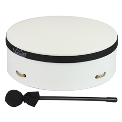 Remo  E1-0310-00-AD ArtDRUM Buffalo Drum - White, 10"