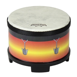 Remo FG-MEDM-SB Drum, Fingerdrum, 5" Diameter, 3" Height, 'Sunburst' Graphics