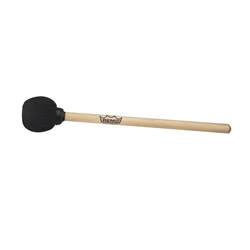 Remo HK-1260-00 Mallet, EZ Bass Drum, Single, 2.5" x 14", Natural Wood, Black