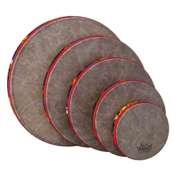 Remo KD-0500-01 **Remo Asia**, Drum, KIDS PERCUSSION®, 5pc Frame Drum Set, Rain Forest Finish