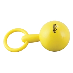 Remo LK-2426-01 Kids Make Music Instrument, Baby Maraca, 2" x 5", Hard Plastic, Loop Handle, Yellow