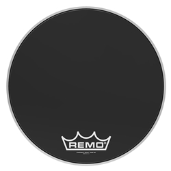 Remo PM-1418-MP Bass, POWERMAX®, EBONY®, 18" Diameter, MP