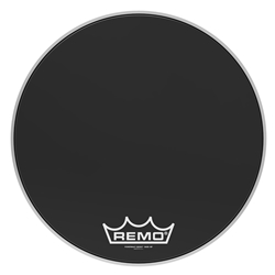 Remo PM-1420-MP Bass, POWERMAX®, EBONY®, 20" Diameter, MP