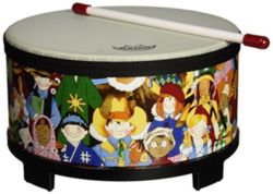 Remo RH-5010-00 **Remo Asia**, RHYTHM CLUB®, Floor Tom, 10" Diameter, 5" Height, Rhythm Kids Graphics