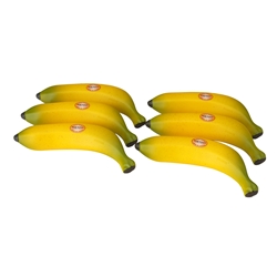 Remo SC-BANA-06 Shaker, Hand, 'Fruit' Style, 6-Piece Bag, Banana