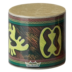 Remo SR-0202-24 Mini Shaker, 2-1/4"x2", Adinkra Finish