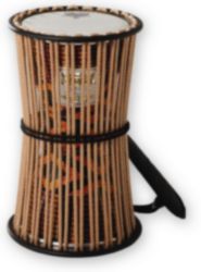 Remo TD-1015-70 Mallet, Talking Drum, 16"X.375", Aluminum Curved Stick, Plastic Tip, 5.5" Foam Handle, Black