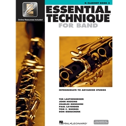 Essential Technique for Band with EEi - Intermediate to Advanced Studies - Bb Clarinet