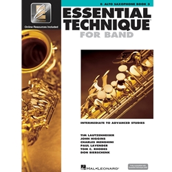 Essential Technique for Band with EEi - Intermediate to Advanced Studies - Eb Alto Saxophone