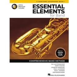 ESSENTIAL ELEMENTS FOR BAND - BARI SAX BK1 WITH EEI