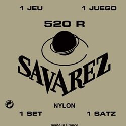 Savarez 520R Guitar String Set - Normal Tension - Rectified nylon trebles with traditional basses