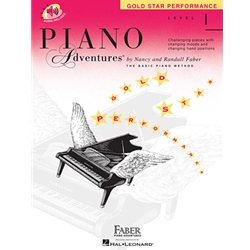 Faber Piano Adventures® LEVEL 1 – GOLD STAR PERFORMANCE BOOK