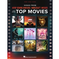 Songs from KPOP Demon Hunters, Minecraft, Wicked & More Top Movies (Piano/Vocal/Guitar)