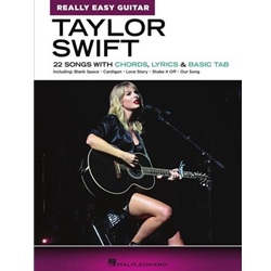 Really Easy Guitar- Taylor Swift 22 Songs with Chords, Lyrics & Basic Tabs