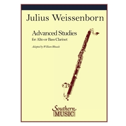 Advanced Studies for Alto or Bass Clarinet by Julius Weissenborn